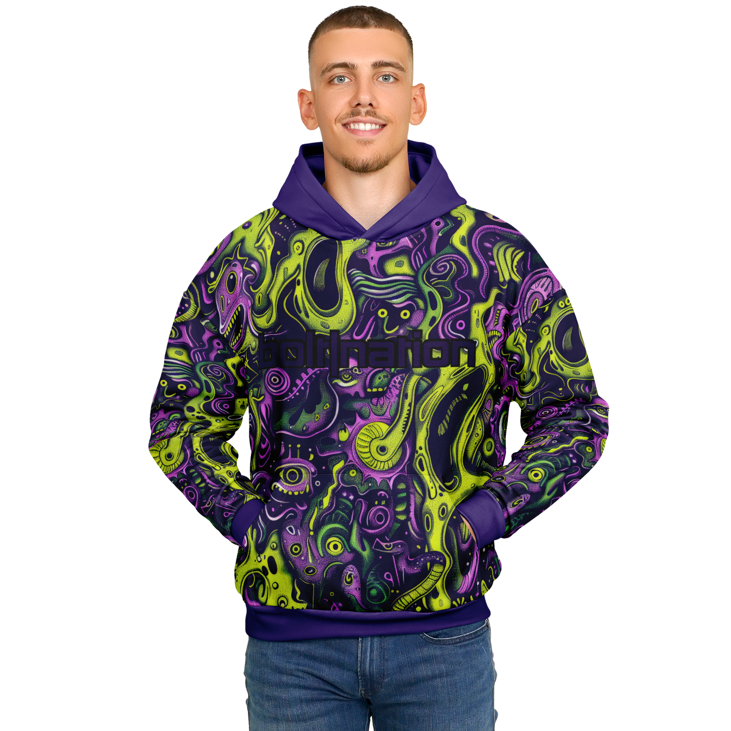 Heavyweight Oversized Hoodie - AOP