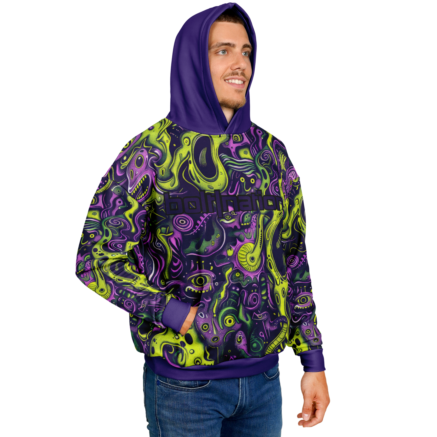 Heavyweight Oversized Hoodie - AOP